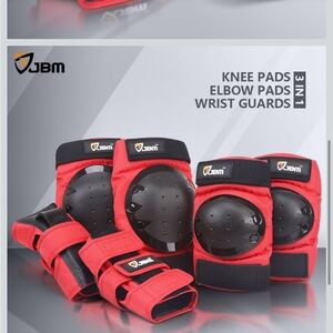JBM Red Protective Gear Set pass